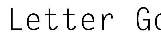 Letter Gothic MT Font