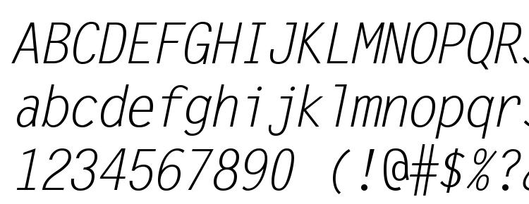 glyphs Letter Gothic Курсив font, сharacters Letter Gothic Курсив font, symbols Letter Gothic Курсив font, character map Letter Gothic Курсив font, preview Letter Gothic Курсив font, abc Letter Gothic Курсив font, Letter Gothic Курсив font