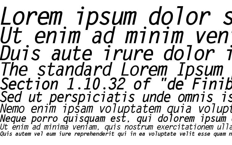 specimens Letter Gothic Полужирный Курсив font, sample Letter Gothic Полужирный Курсив font, an example of writing Letter Gothic Полужирный Курсив font, review Letter Gothic Полужирный Курсив font, preview Letter Gothic Полужирный Курсив font, Letter Gothic Полужирный Курсив font