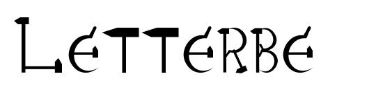 Letterbed Normal font, free Letterbed Normal font, preview Letterbed Normal font