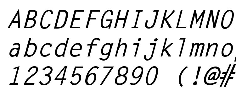 глифы шрифта LetterGothic Bold Italic, символы шрифта LetterGothic Bold Italic, символьная карта шрифта LetterGothic Bold Italic, предварительный просмотр шрифта LetterGothic Bold Italic, алфавит шрифта LetterGothic Bold Italic, шрифт LetterGothic Bold Italic