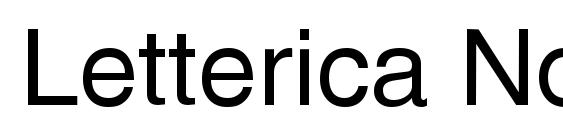 Letterica Normal font, free Letterica Normal font, preview Letterica Normal font
