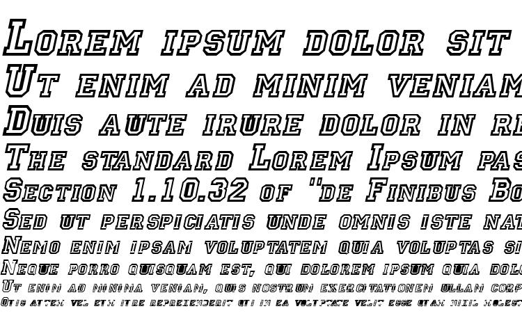 specimens Letterman Italic font, sample Letterman Italic font, an example of writing Letterman Italic font, review Letterman Italic font, preview Letterman Italic font, Letterman Italic font