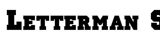 шрифт Letterman Solid, бесплатный шрифт Letterman Solid, предварительный просмотр шрифта Letterman Solid