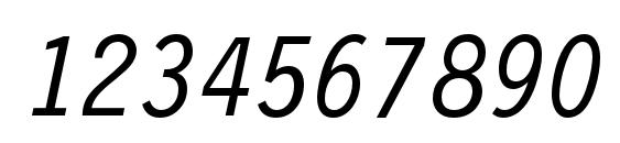 Шрифт Lettrgoth12cbt italic, Шрифты для цифр и чисел