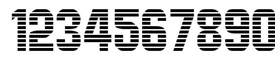 Levelor Display Caps SSi Font, Number Fonts