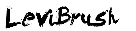 шрифт LeviBrush, бесплатный шрифт LeviBrush, предварительный просмотр шрифта LeviBrush