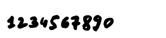LeviMarker Font, Number Fonts