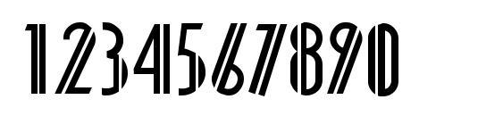 Levinson Deco Font, Number Fonts
