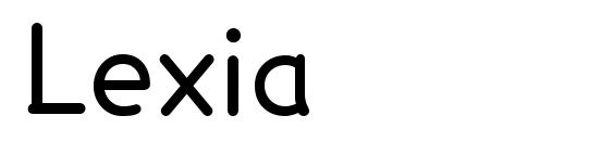 Lexia Font