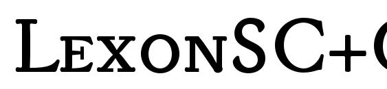 LexonSC+OSF font, free LexonSC+OSF font, preview LexonSC+OSF font