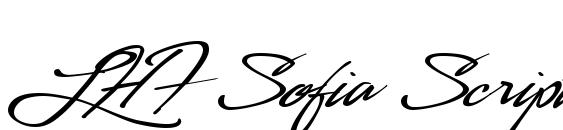 шрифт LHF Sofia Script, бесплатный шрифт LHF Sofia Script, предварительный просмотр шрифта LHF Sofia Script