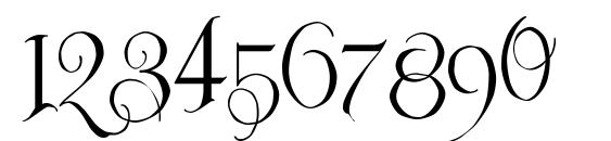 LHFBeckerMonogramEnglish Font, Number Fonts