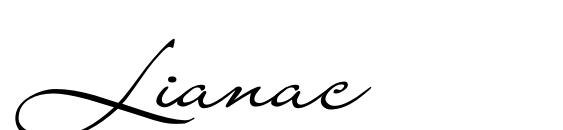 шрифт Lianac, бесплатный шрифт Lianac, предварительный просмотр шрифта Lianac