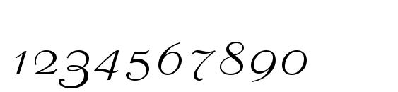 Liberate Wide Normal Font, Number Fonts