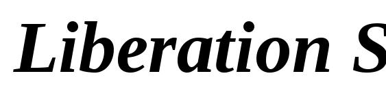 Шрифт Liberation Serif Bold Italic