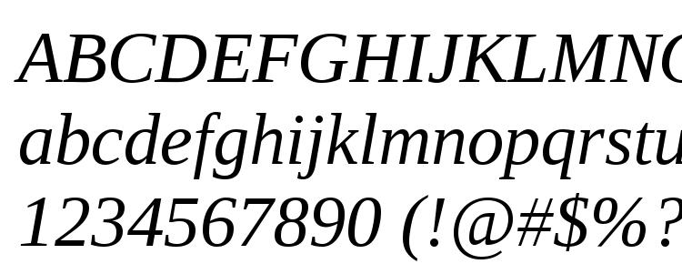 глифы шрифта Liberation Serif Italic, символы шрифта Liberation Serif Italic, символьная карта шрифта Liberation Serif Italic, предварительный просмотр шрифта Liberation Serif Italic, алфавит шрифта Liberation Serif Italic, шрифт Liberation Serif Italic