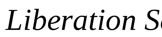 шрифт Liberation Serif Italic, бесплатный шрифт Liberation Serif Italic, предварительный просмотр шрифта Liberation Serif Italic