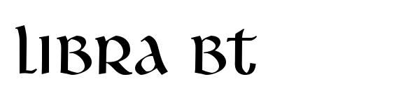 шрифт Libra BT, бесплатный шрифт Libra BT, предварительный просмотр шрифта Libra BT