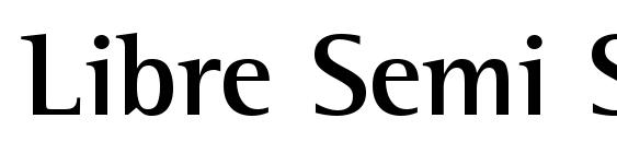 Шрифт Libre Semi Serif SSi Bold