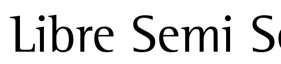 Шрифт Libre Semi Serif SSi