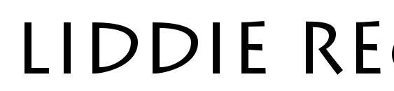 Liddie Regular font, free Liddie Regular font, preview Liddie Regular font