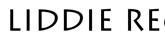 Liddie Regular Font