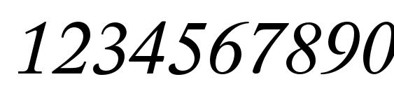 Lido STF Italic Font, Number Fonts