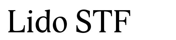 Lido STF font, free Lido STF font, preview Lido STF font