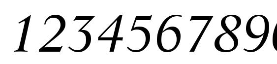 Life Italic BT Font, Number Fonts