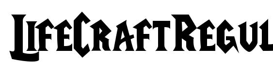 LifeCraftRegular Font