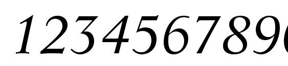 LifeLTStd Italic Font, Number Fonts