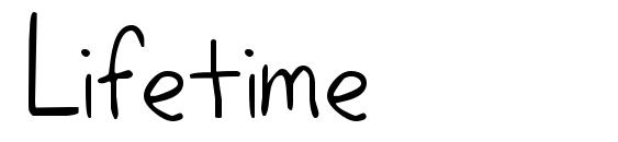 Lifetime Font, All Fonts