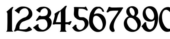 Lightfoot Bold Font, Number Fonts