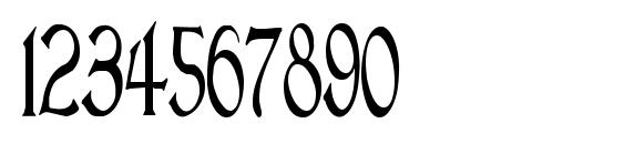 Lightfoot Narrow Extra condensed Regular Font, Number Fonts