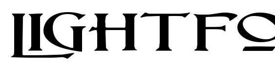 Lightfoot Wide Expanded Regular Font