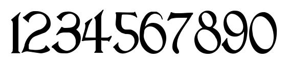 Lightfoot Font, Number Fonts