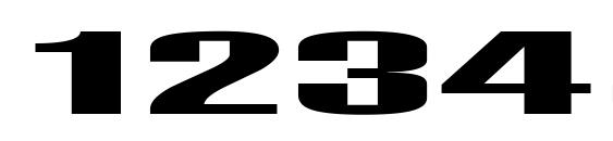 Lights Regular Font, Number Fonts