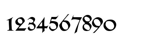 LilHvy Regular Font, Number Fonts