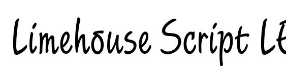Limehouse Script LET Plain.1.0 Font