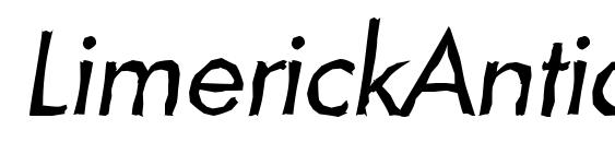 Шрифт LimerickAntique Italic