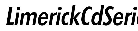 LimerickCdSerial Medium Italic Font