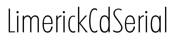 LimerickCdSerial Xlight Regular font, free LimerickCdSerial Xlight Regular font, preview LimerickCdSerial Xlight Regular font
