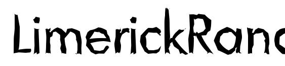 LimerickRandom Regular font, free LimerickRandom Regular font, preview LimerickRandom Regular font