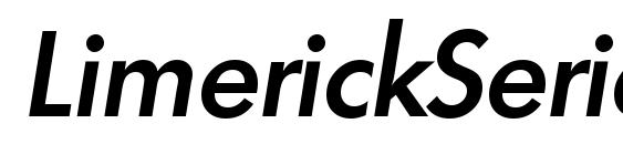 LimerickSerial Medium Italic Font