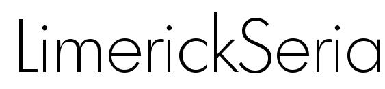 LimerickSerial Xlight Regular Font