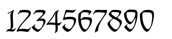 Limoges Regular Font, Number Fonts