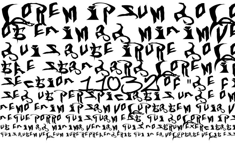 specimens Limp Bizkit font, sample Limp Bizkit font, an example of writing Limp Bizkit font, review Limp Bizkit font, preview Limp Bizkit font, Limp Bizkit font