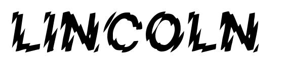 LINCOLN Regular Font