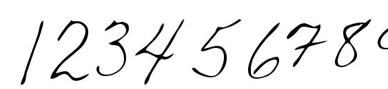 Linda Regular Font, Number Fonts